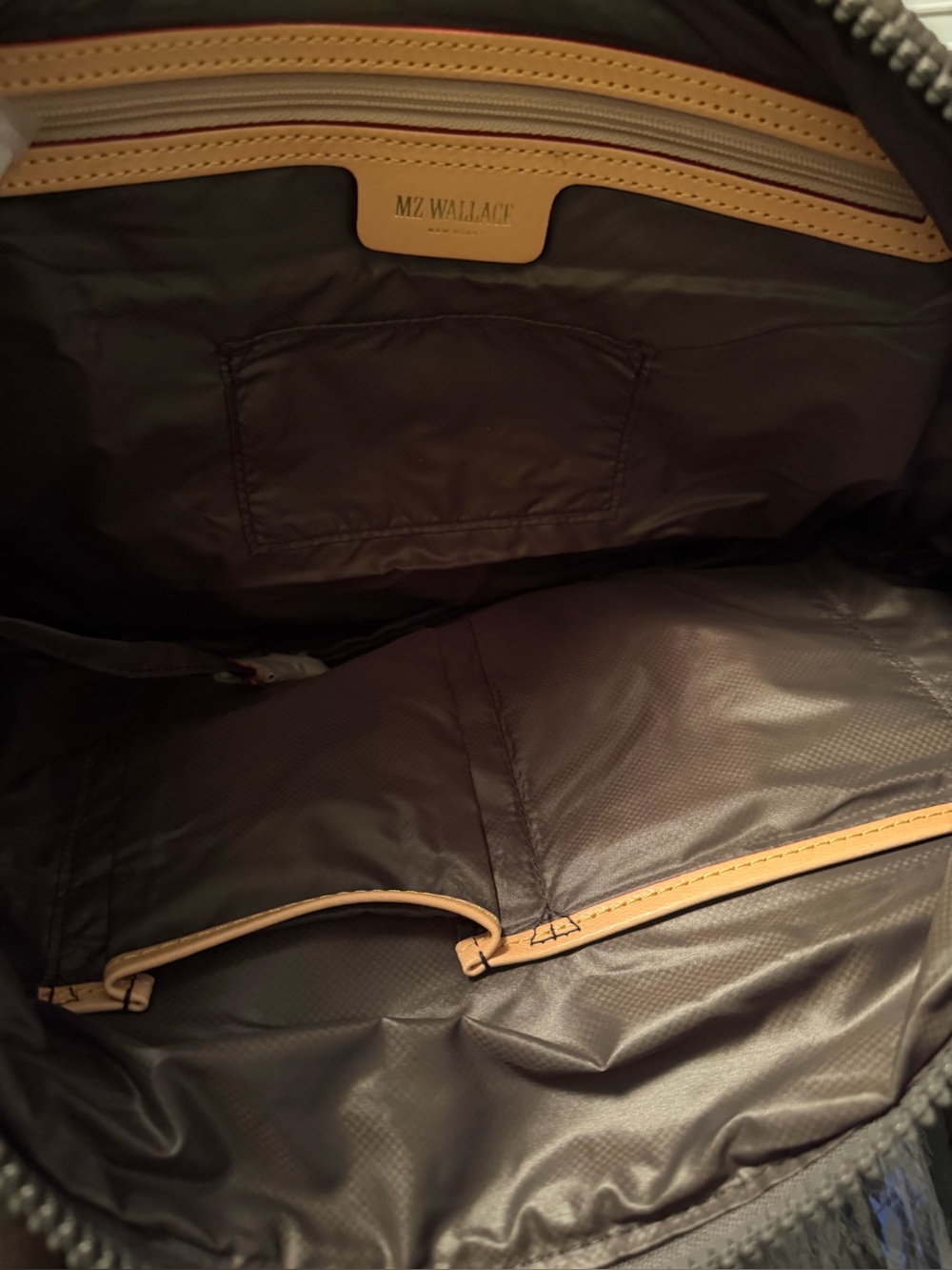 MZ Wallace Medium Sutton Deluxe-Black/Grey - Picture 4 of 5
